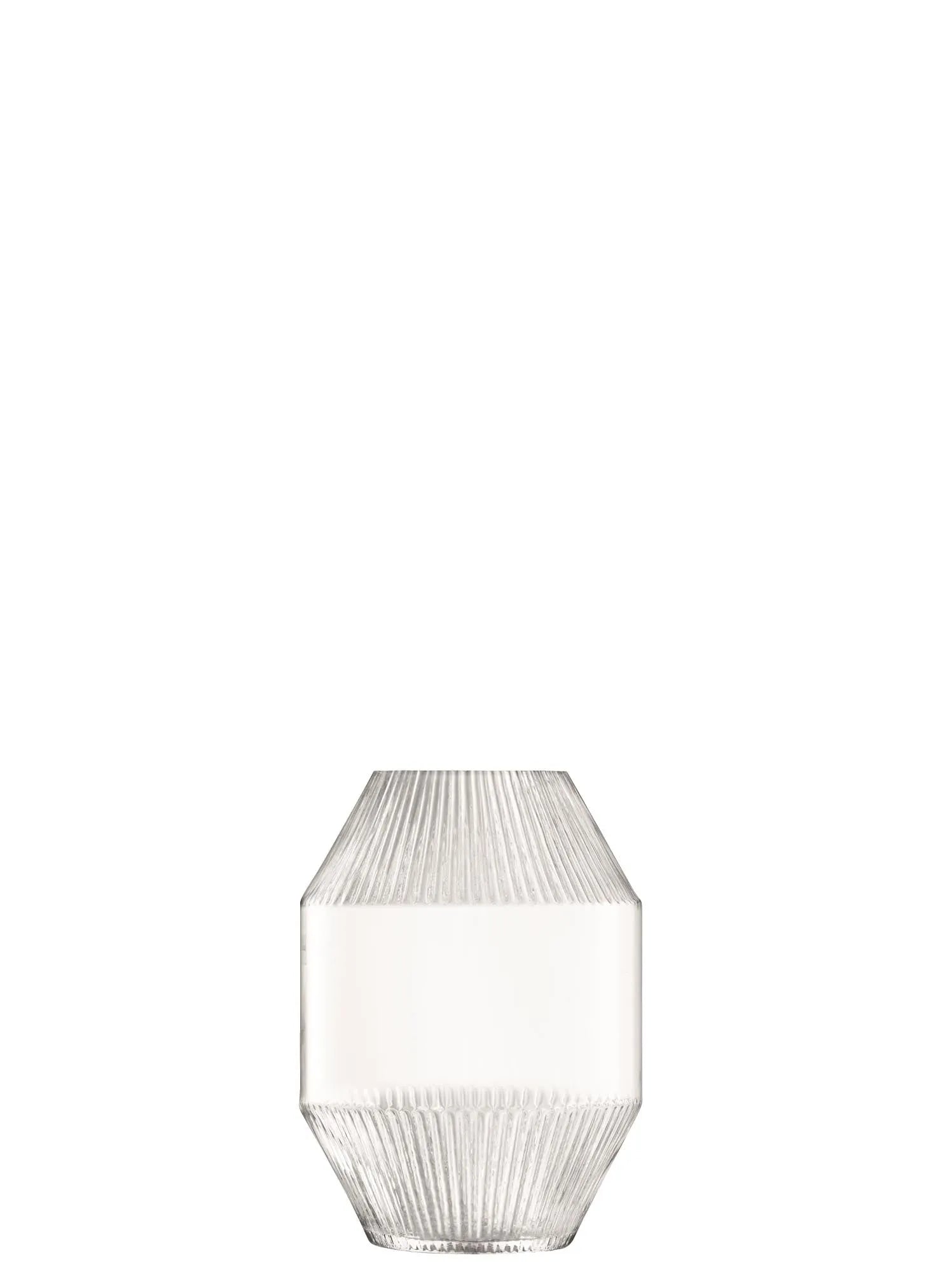 Elegante Rotunda Vase H37cm von LSA: Mundgeblasenes Glas, minimalistisches Design, ideal für große Blumensträuße. Zeitloses Wohnaccessoire.