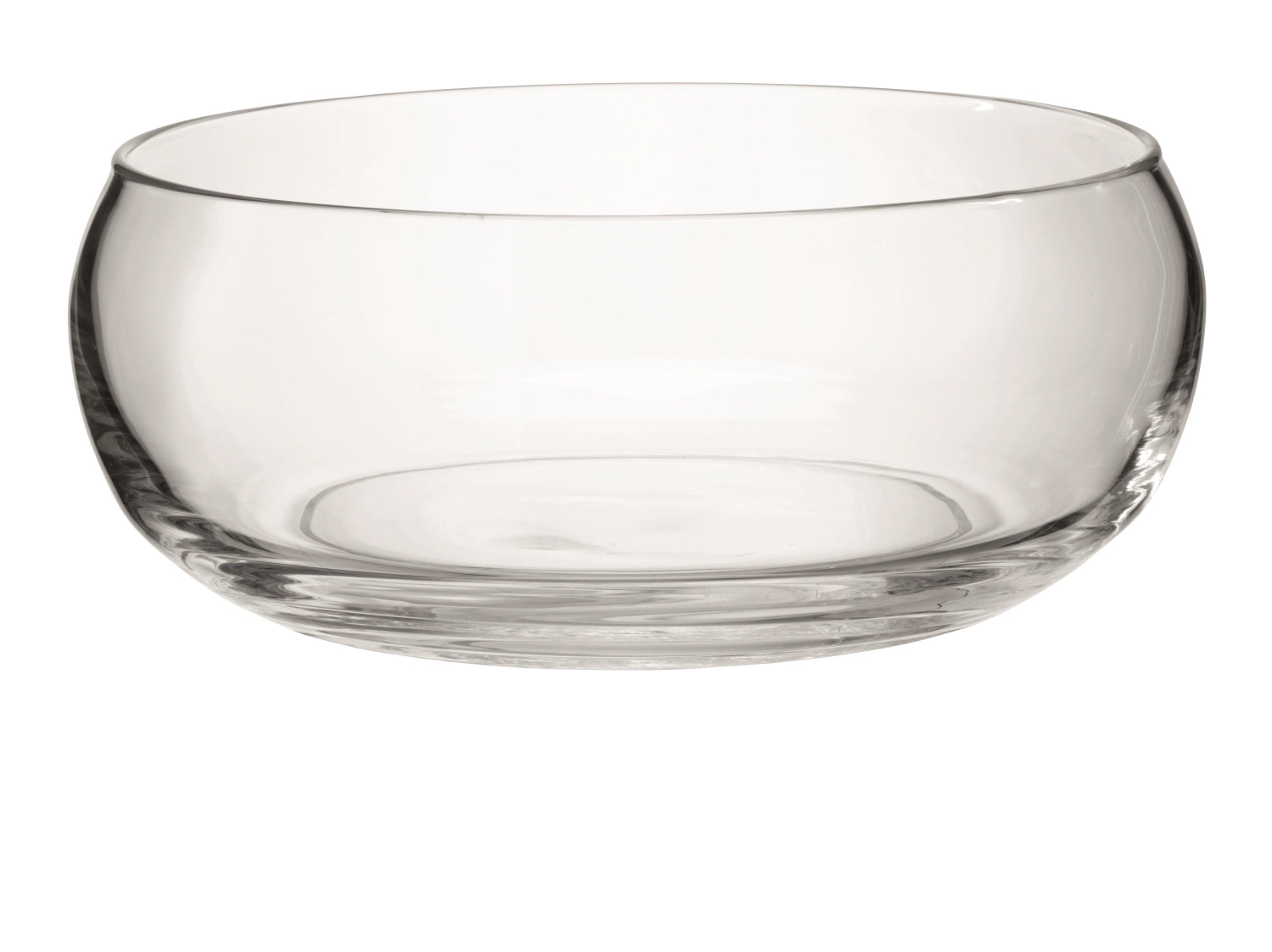 Serve flat bowl Ø27.5cm - clear