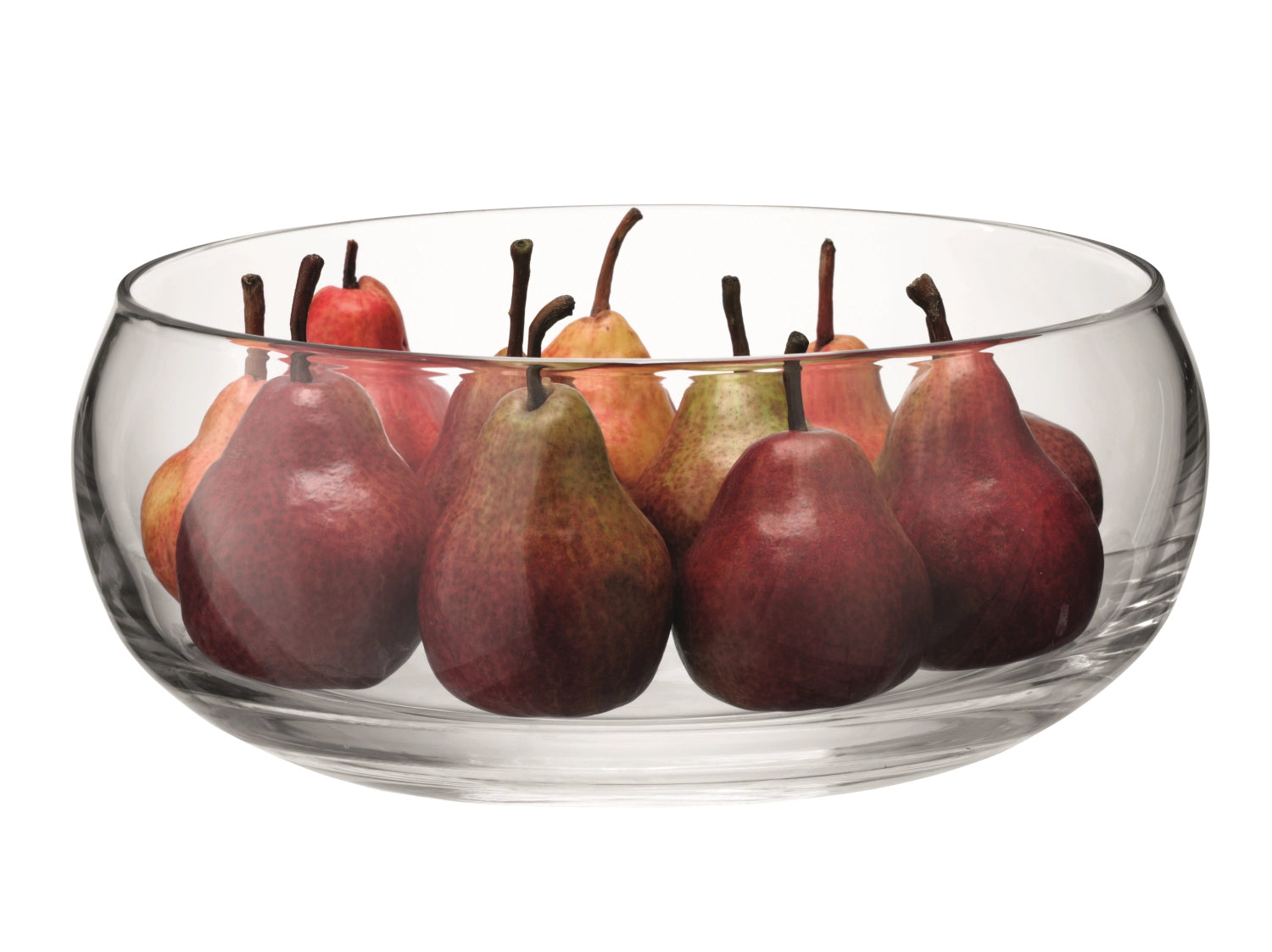 Serve flat bowl Ø27.5cm - clear