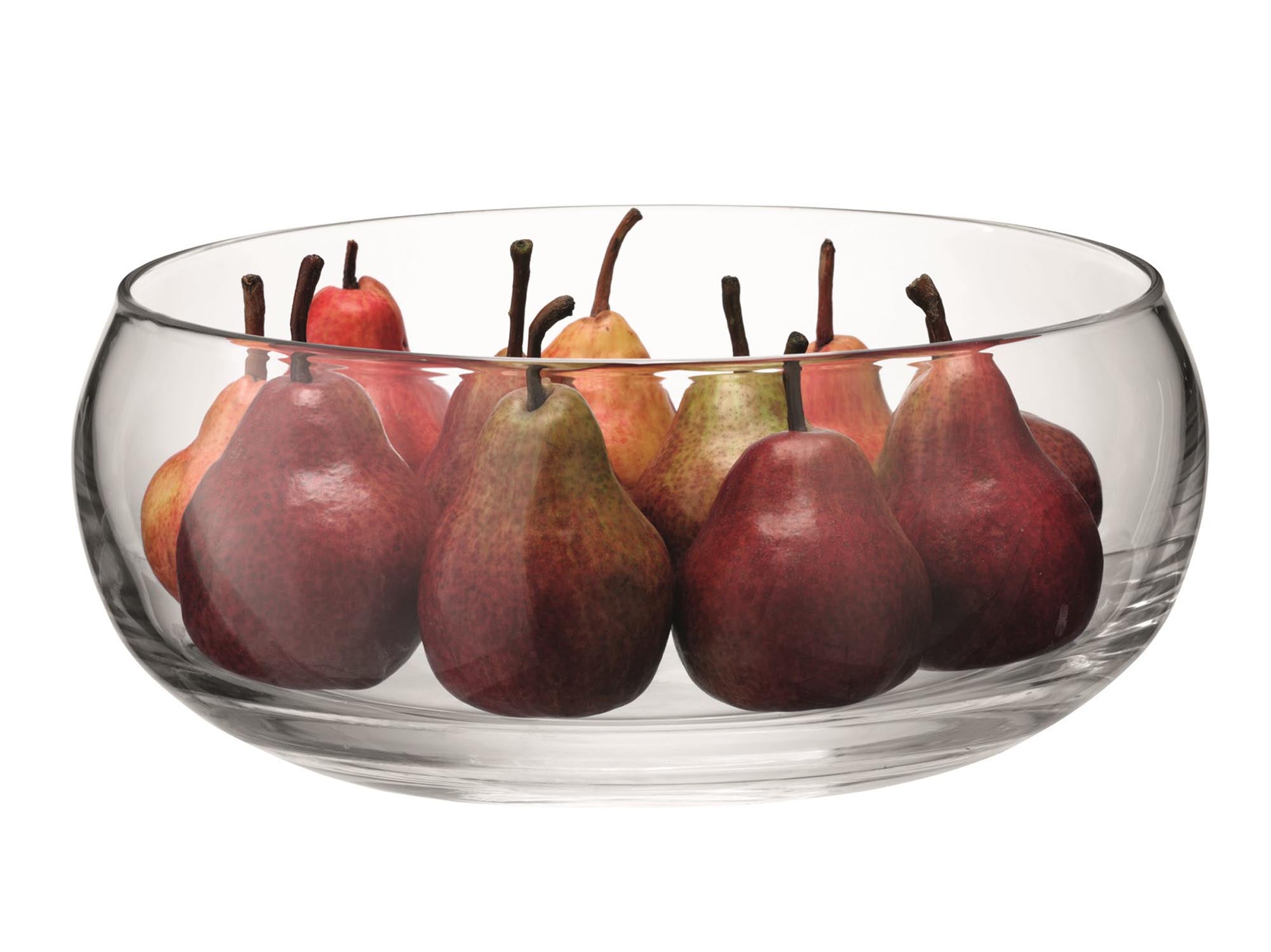 Serve flat bowl Ø27.5cm - clear