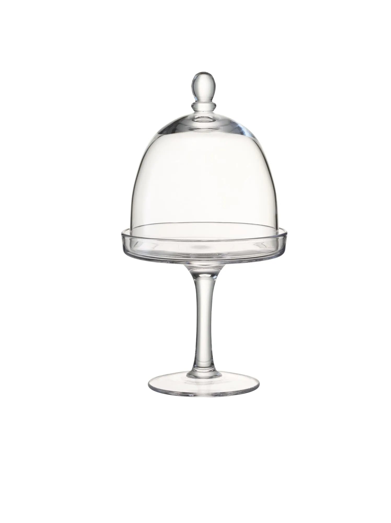 Elegante LSA Serve Platte Haube aus klarem Glas, Ø15cm, schützt Speisen stilvoll und präsentiert sie optimal. Ideal für kleine Köstlichkeiten.