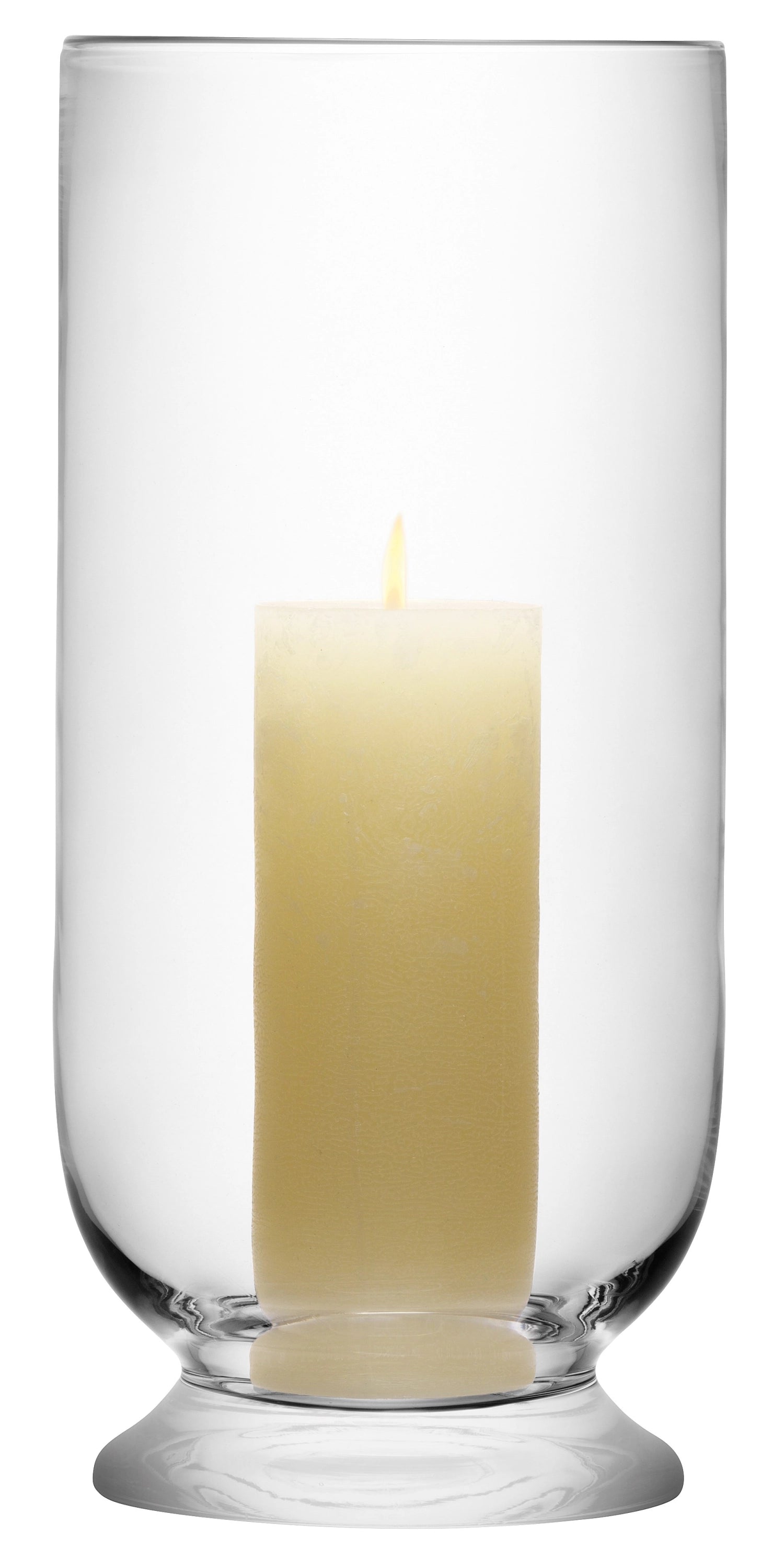 Terrace storm lantern H40cm - clear