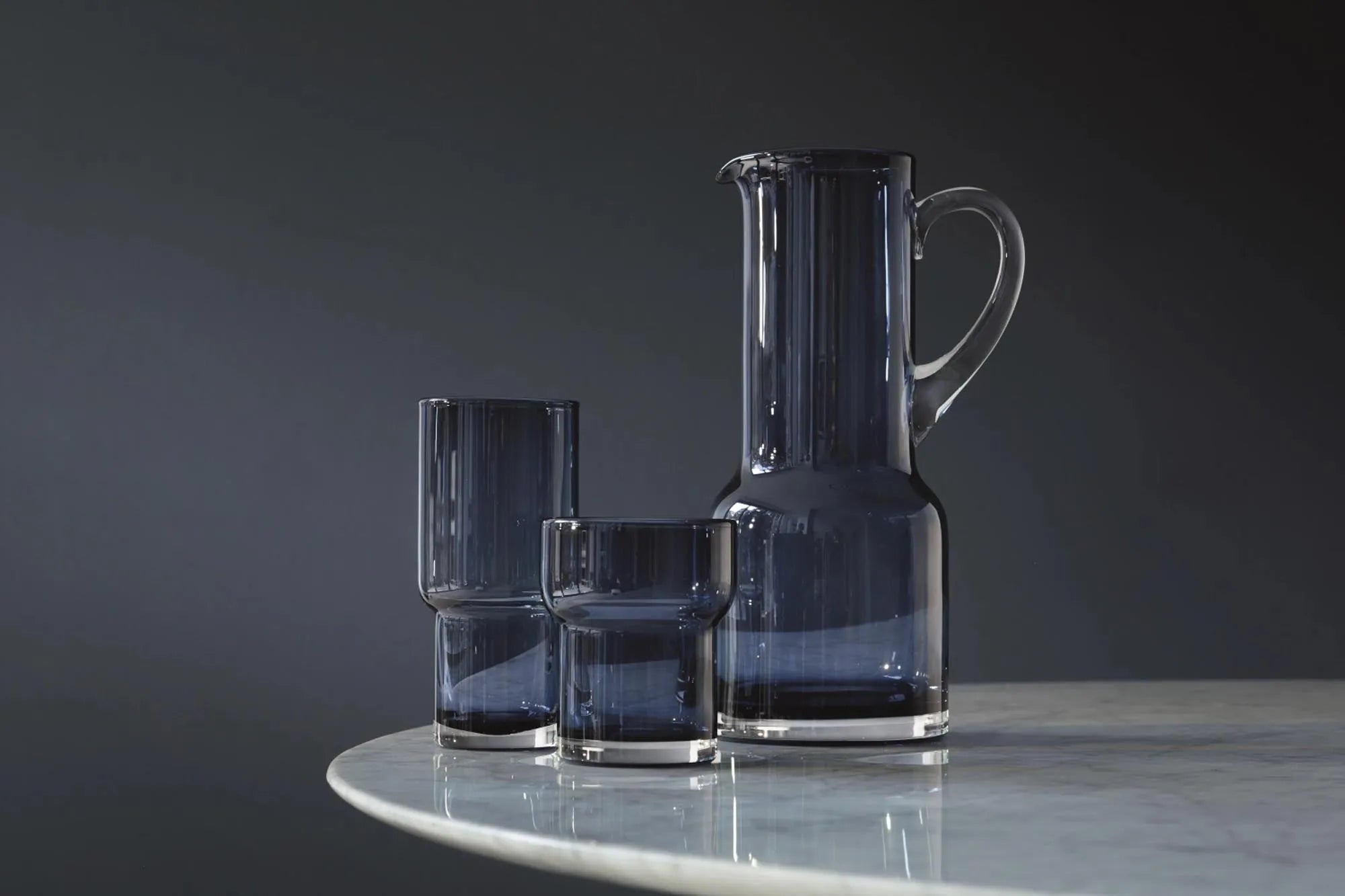 Saphirblaue LSA Becher 300ml im 2er Set – ideal für jeden Anlass.