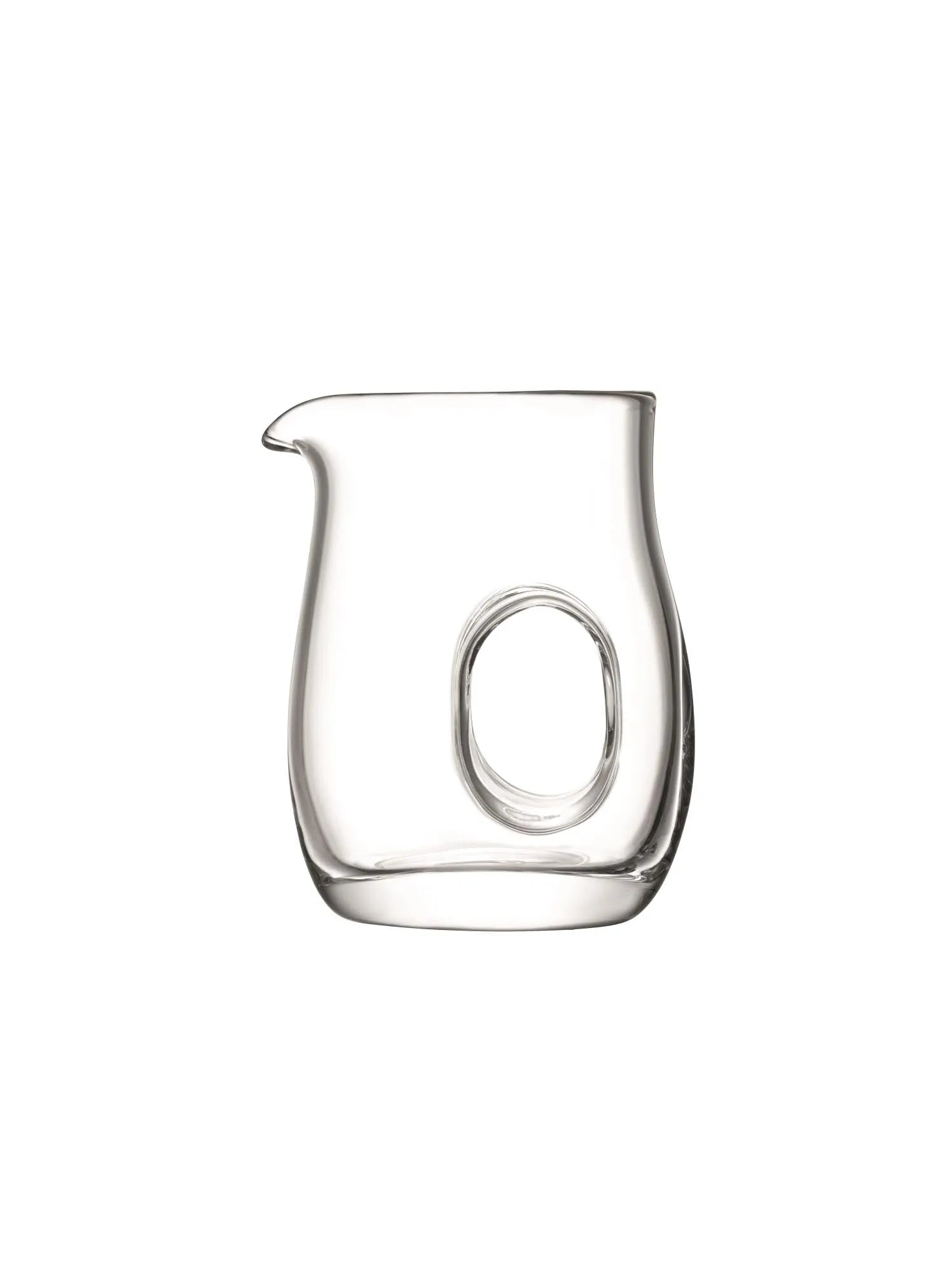Eleganter 800ml Krug aus klarem Glas von LSA, ideal für Wasser und Saft. Robust, ergonomisch, perfekt für jeden Anlass.
