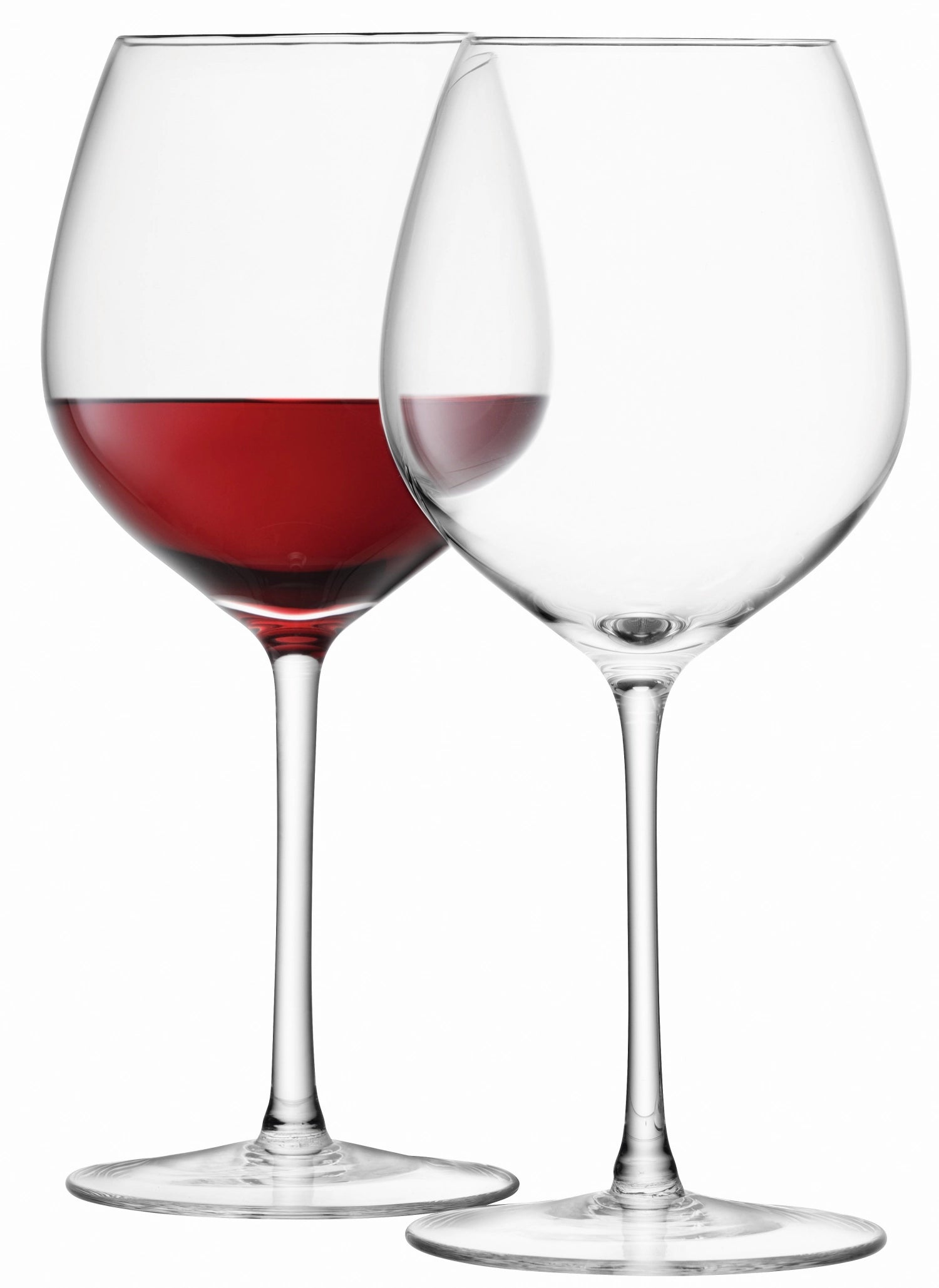 2 Set Wine Verre de vin rouge 400 ml Clear