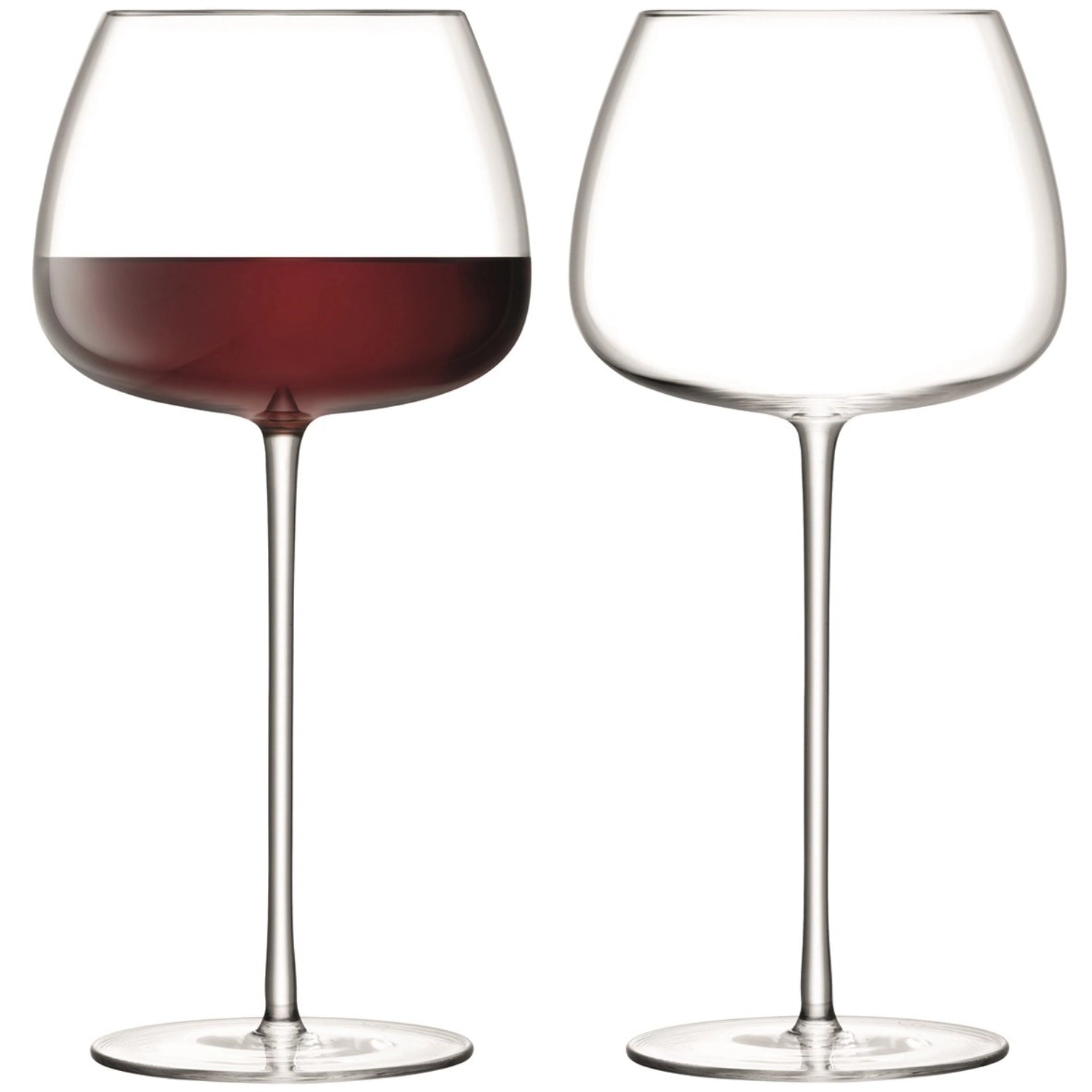 2 Set Wine Culture Red Wine Balon Verre 590 ml - Clear