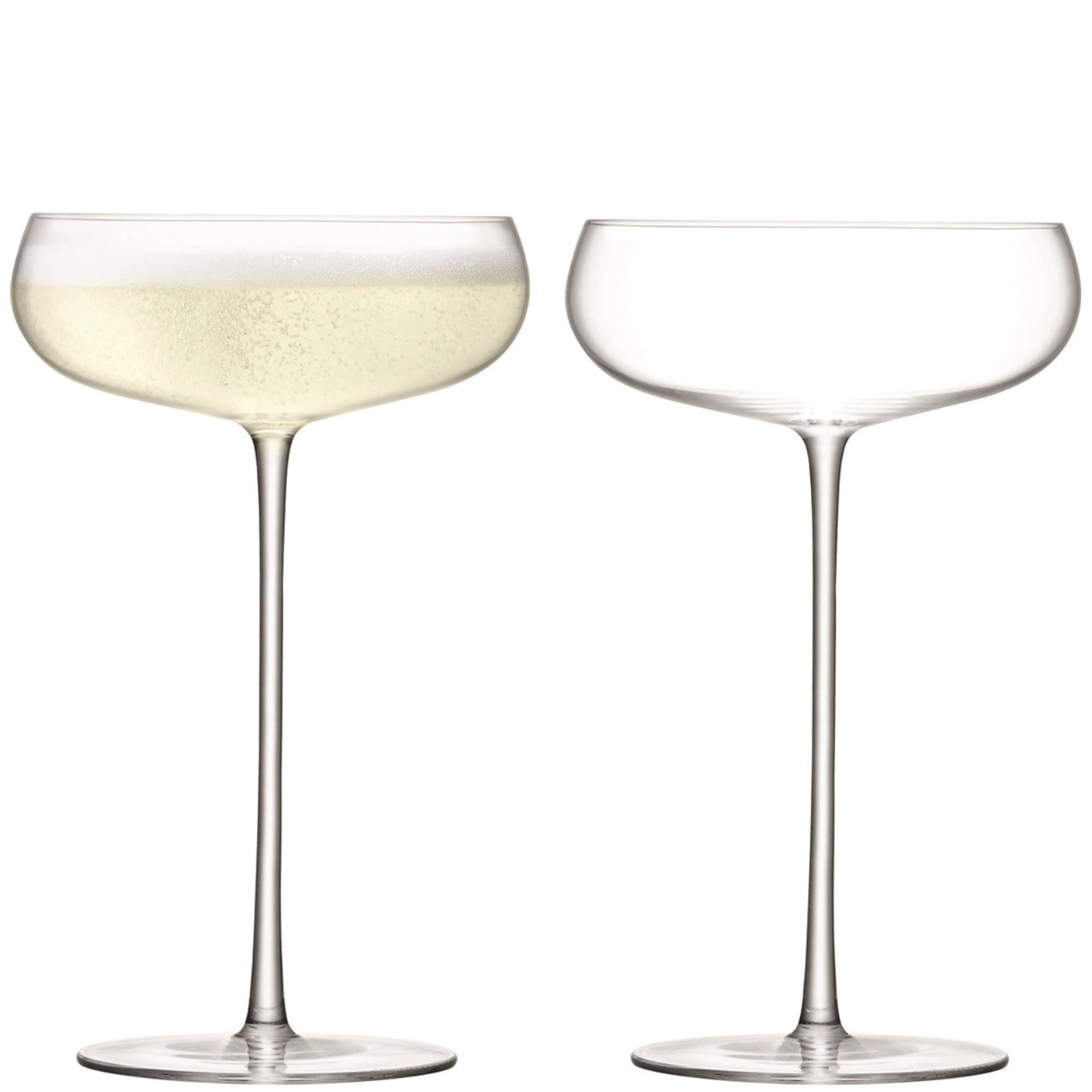 Entdecken Sie das 2er Set Wine Culture Sektschalen 320ml von LSA. Elegantes Design, optimale Aromenentfaltung und hohe Qualität für Sektliebhaber.