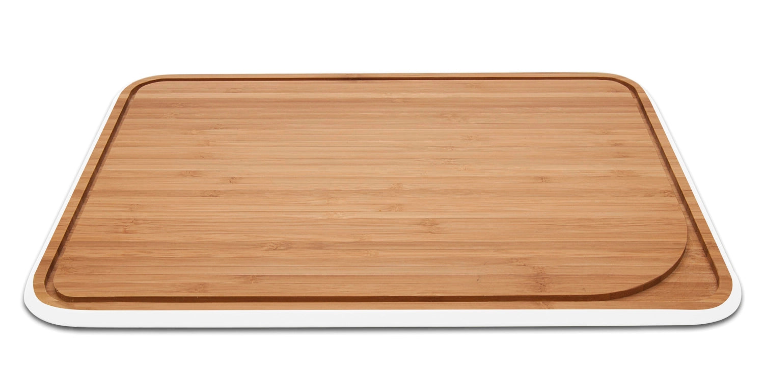 Pebbly Planche à découper M, blanche 25x35cm