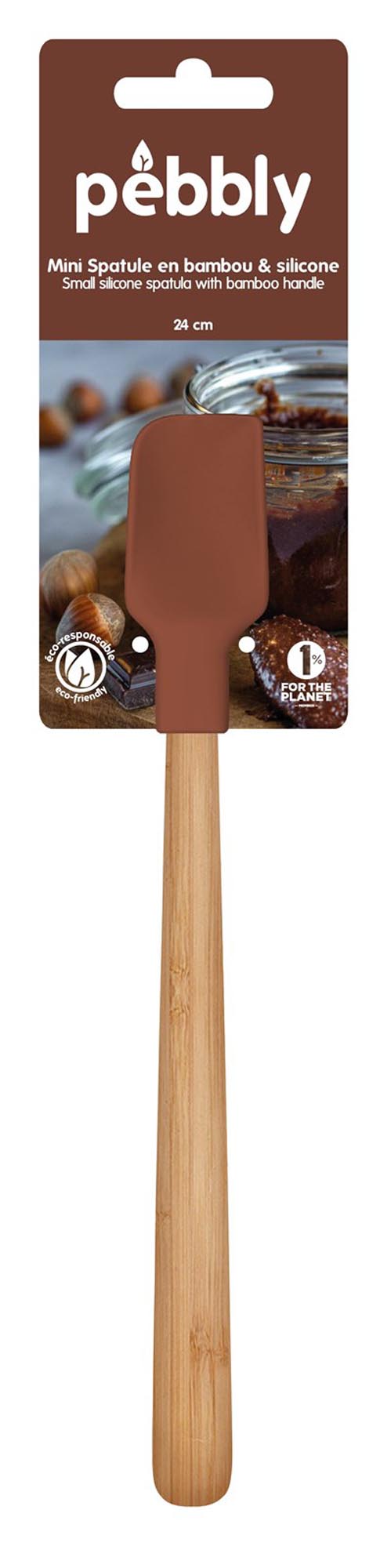 Pebbly Mini Spachtel 24cm: Perfekt für präzises Backen in Schokolade.