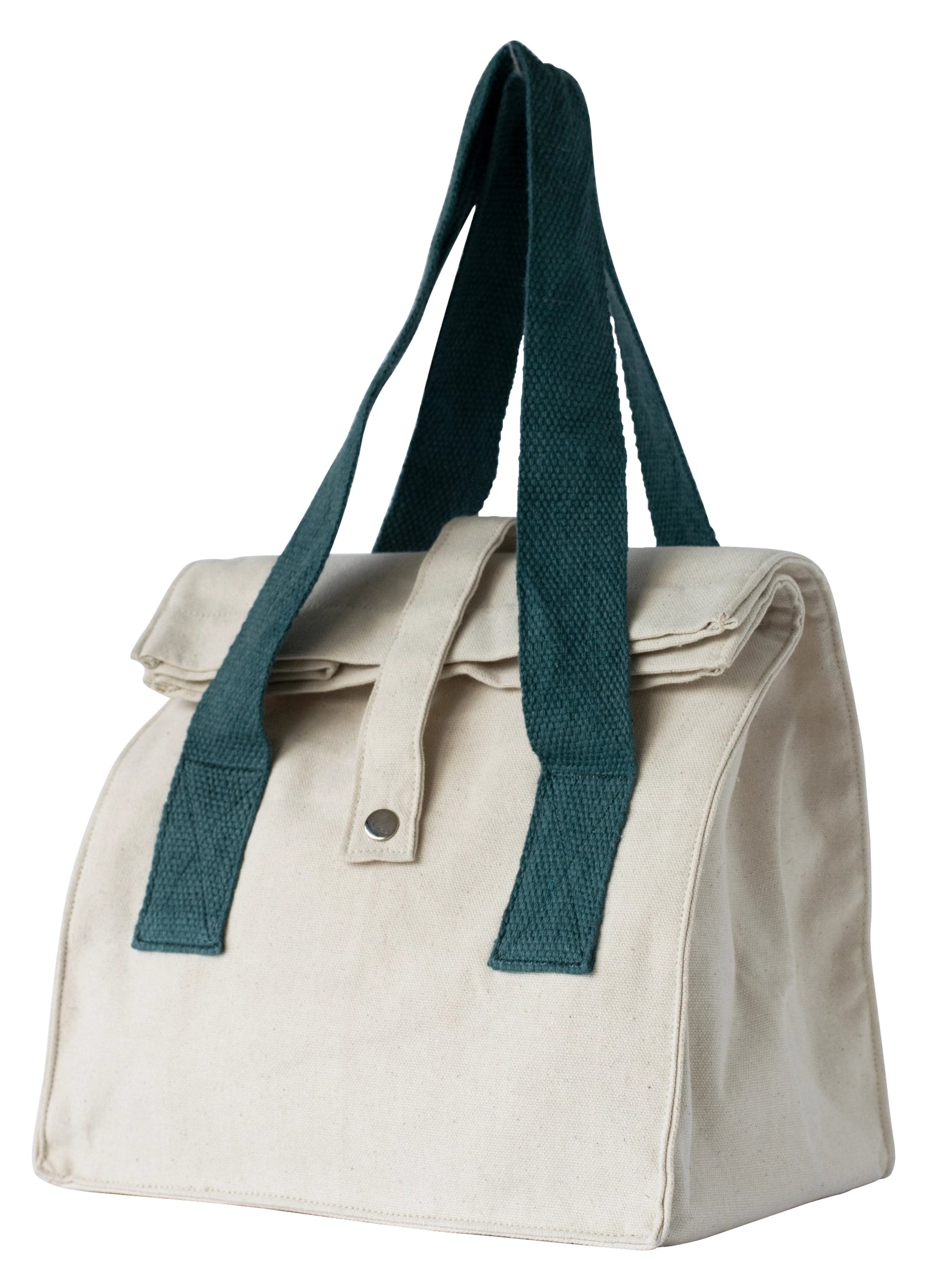 Pebbly Lunch Tasche, natural, dunkelblau 32x25x17cm - KAQTU Design