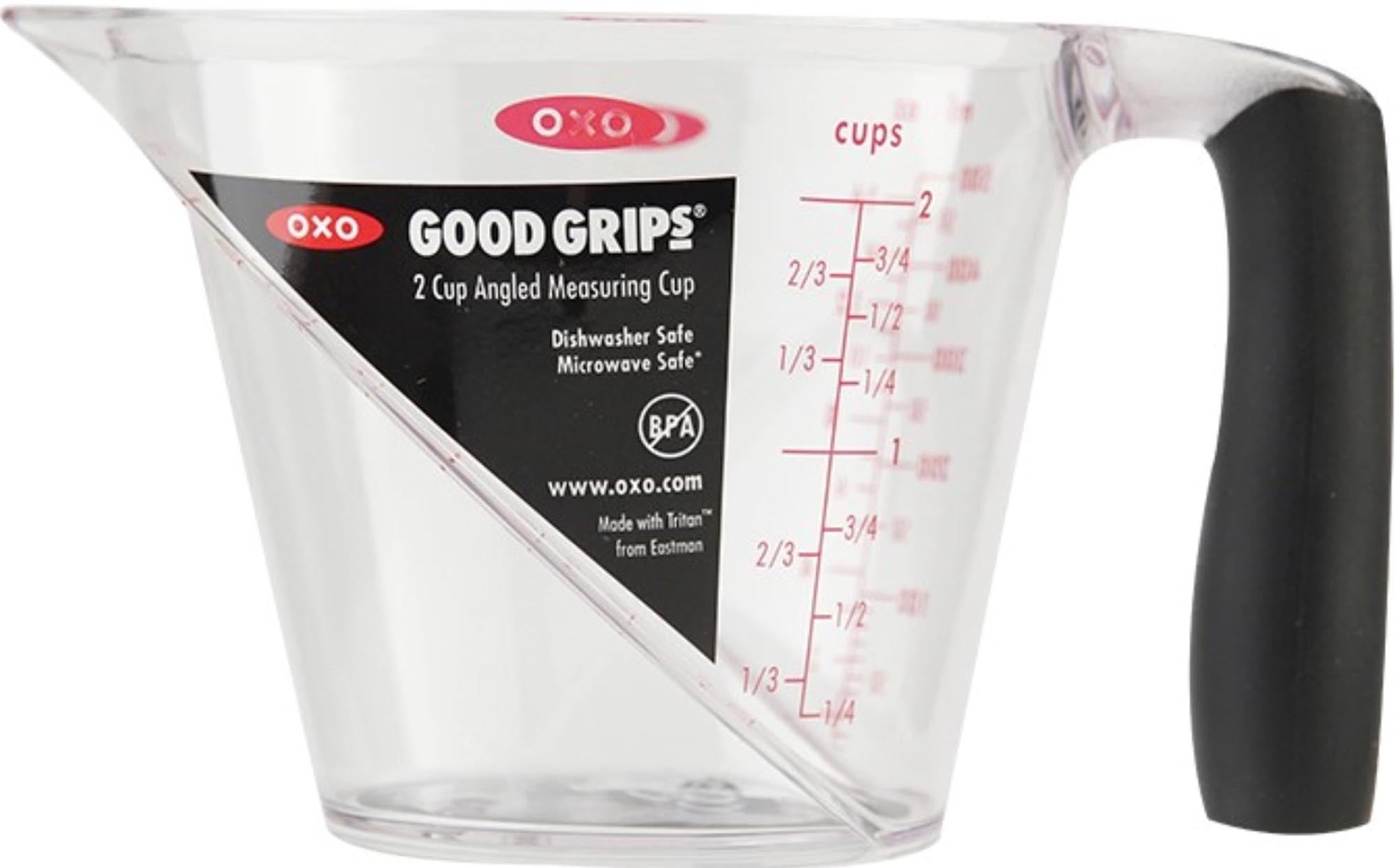 OXO 250 ml Messbecher: Praktisch abgewinkelt für präzises Abmessen.