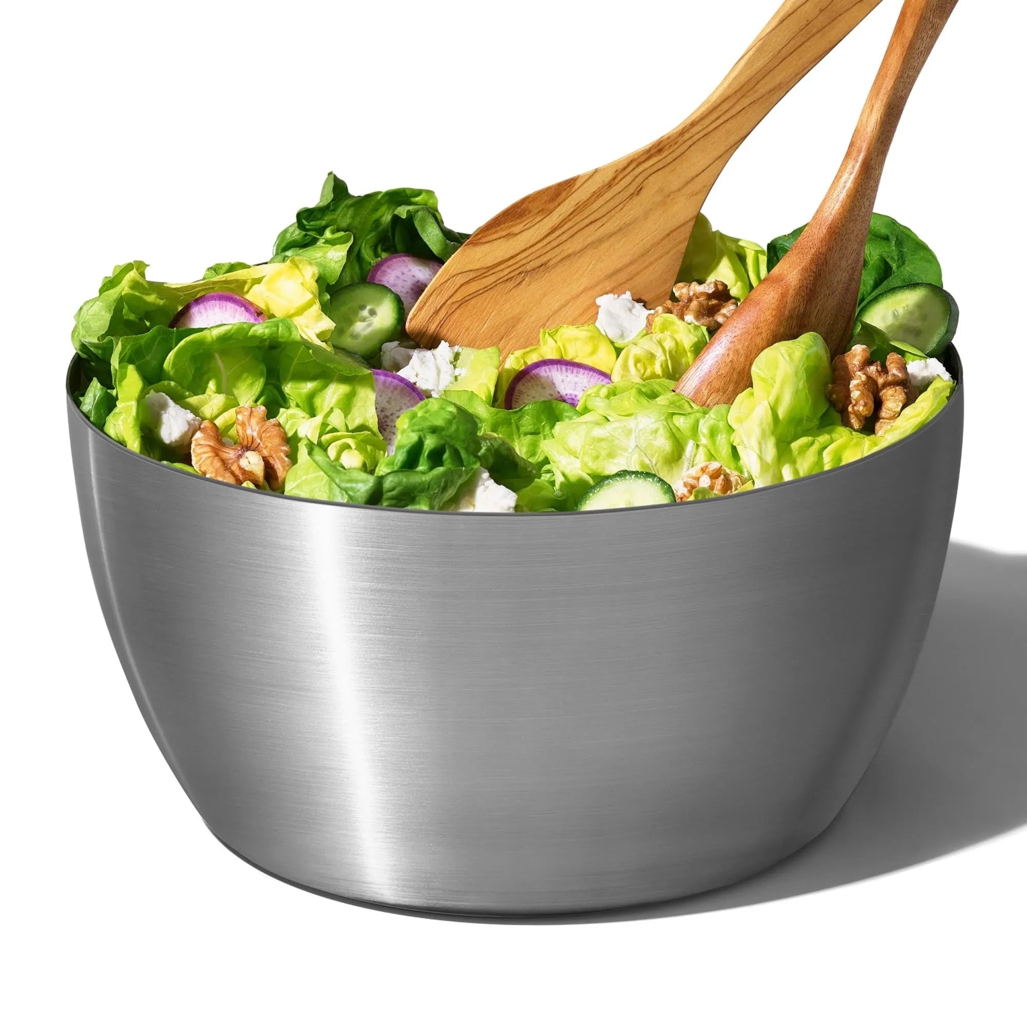 Hochwertige OXO Inox Salatschleuder für knackig frischen Salat.