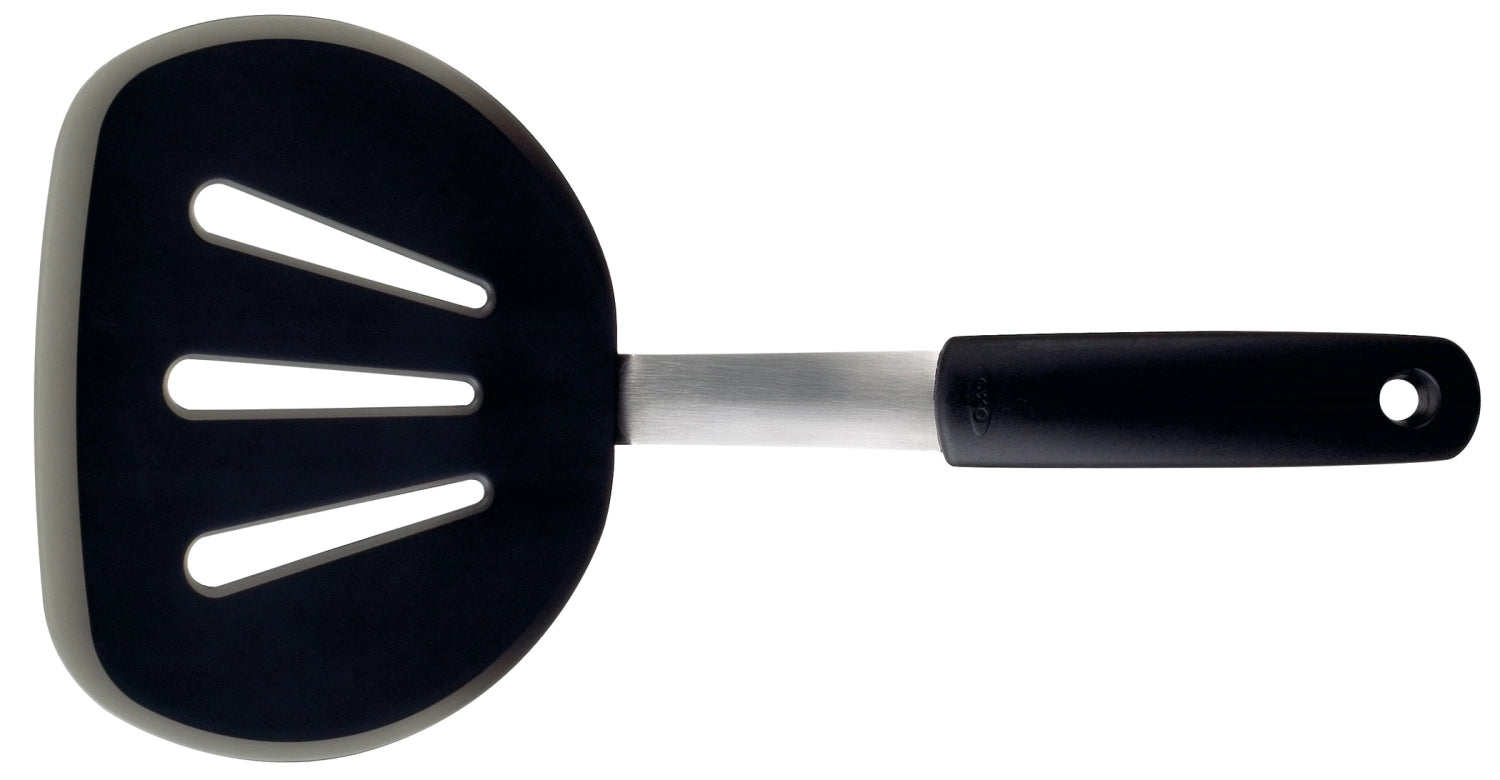 Flexibler Silikon-Pfannenwender oval 30 cm - KAQTU Design