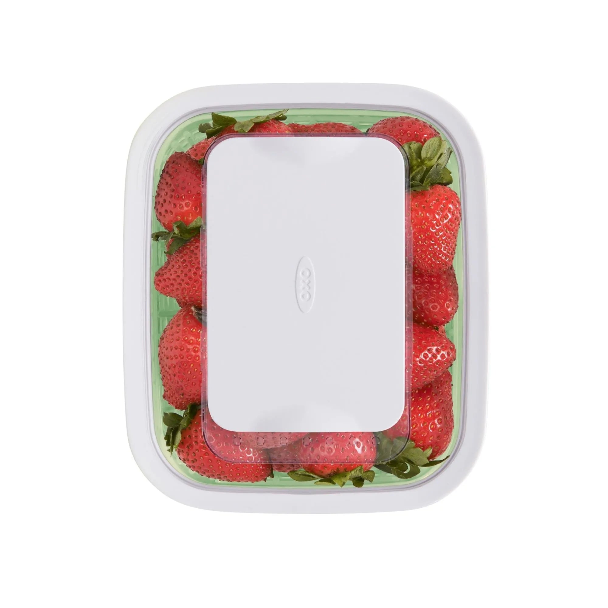 OXO Greensaver: Kompakte Frischebox für längere Haltbarkeit.