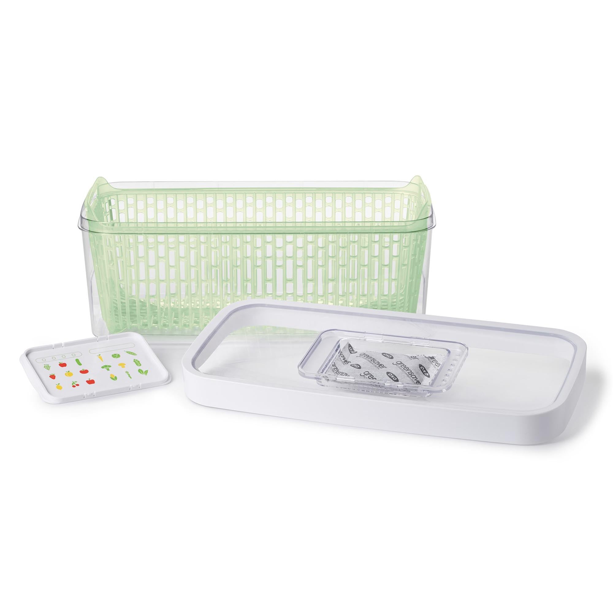 Langanhaltende Frische mit OXO Greensaver Aufbewahrungsbox, 33.4x16x14 cm.