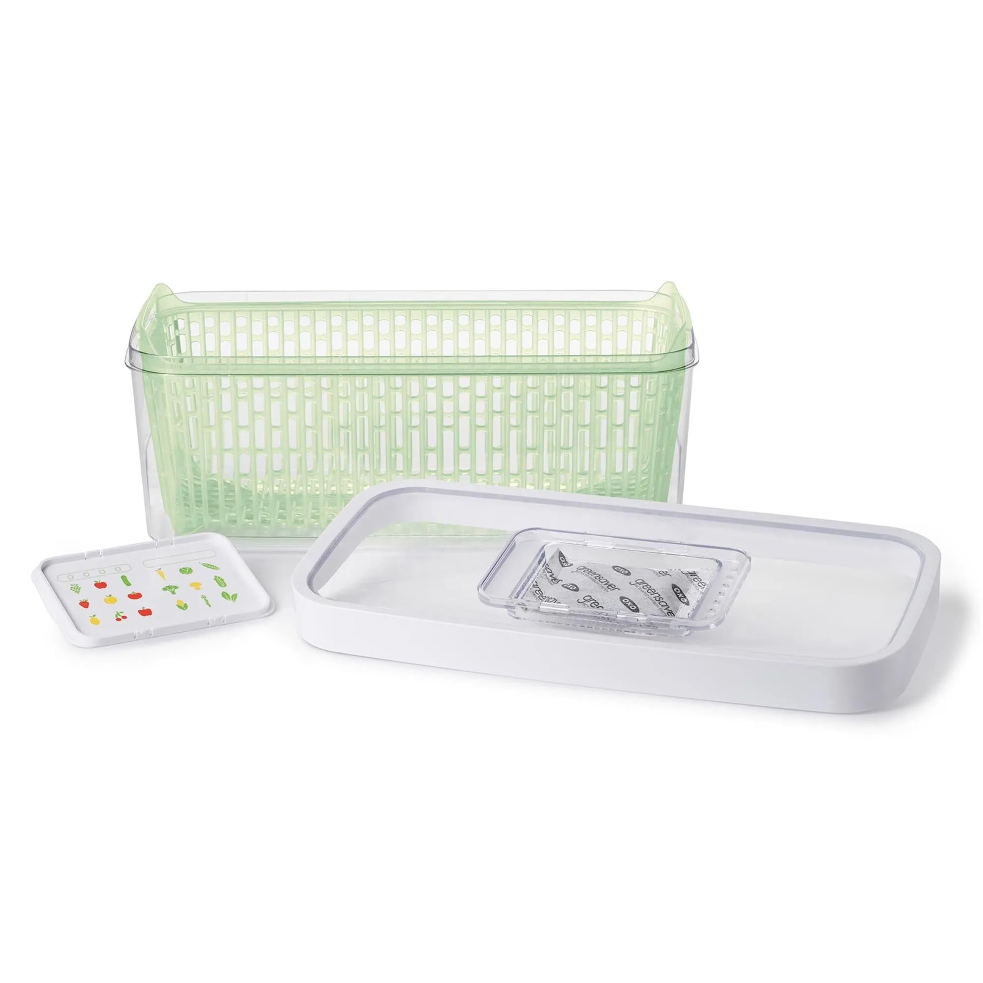 Langanhaltende Frische mit OXO Greensaver Aufbewahrungsbox, 33.4x16x14 cm.