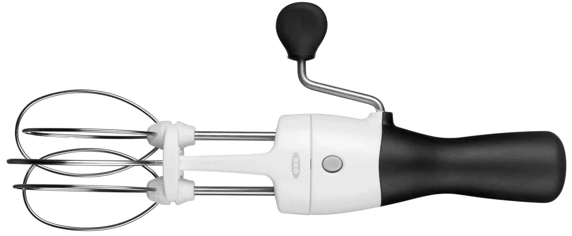 OXO Handrührer, weiß: Ergonomisches Design für effizientes Mixen.