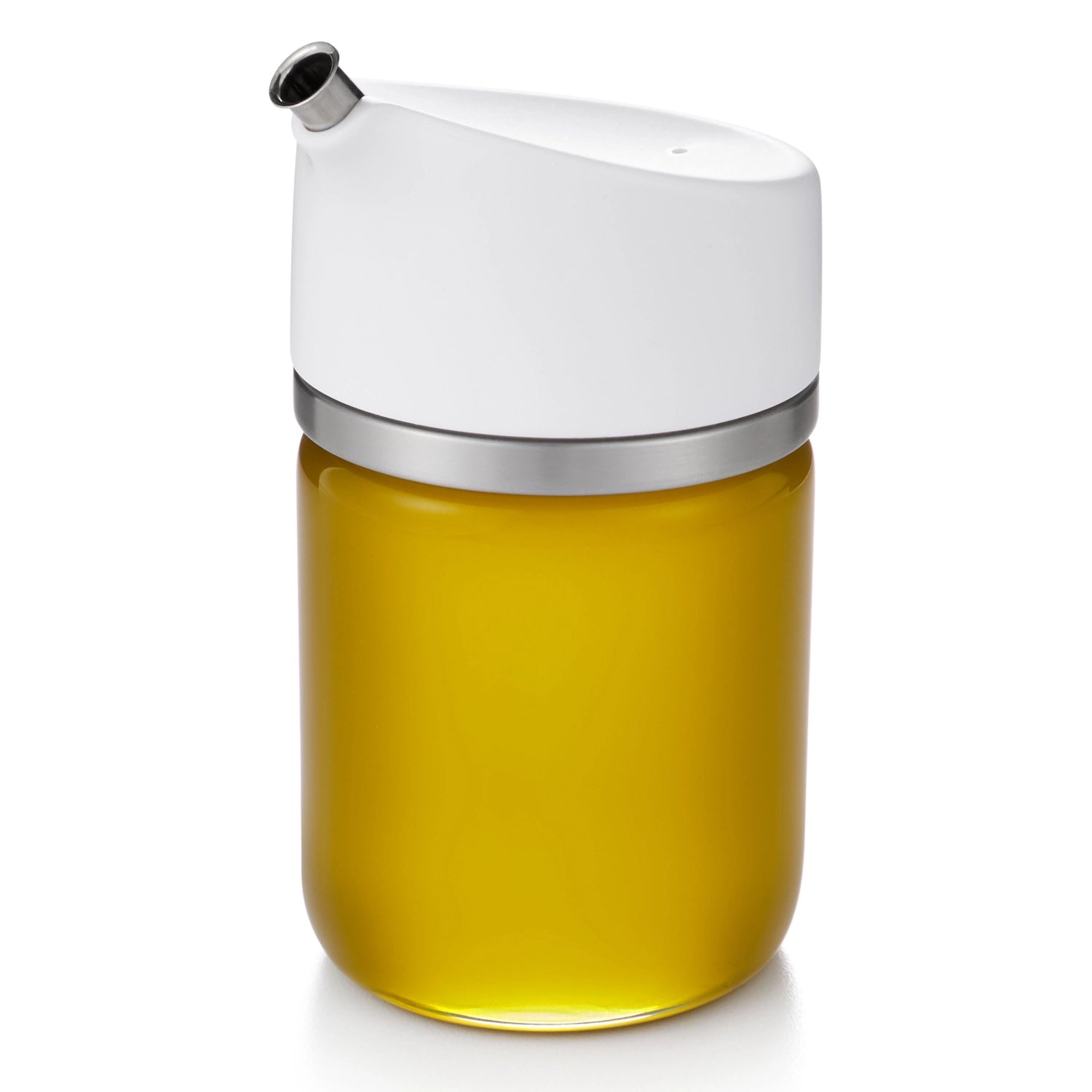 Erleben Sie die OXO Präzisionsölflasche aus Glas (150ml) – ideal für exakte Dosierung von Ölen und Dressings. Funktional, stilvoll und leicht zu reinigen!