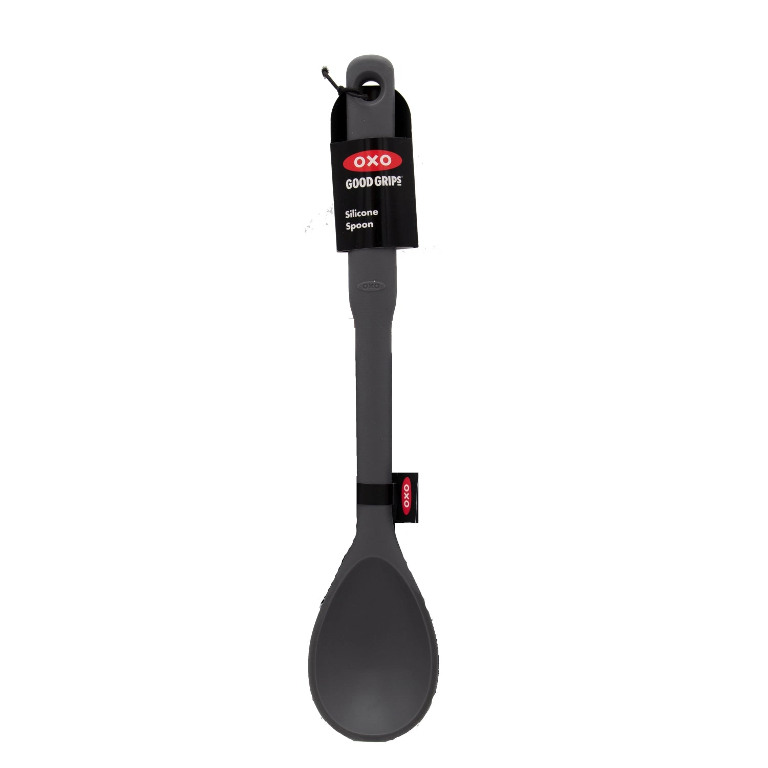 Vibranter Kochlöffel aus hochwertigem Silikon von OXO, ideal für alle Kochbedürfnisse. Flexibel und hitzebeständig, optimal zum Rühren und Servieren.