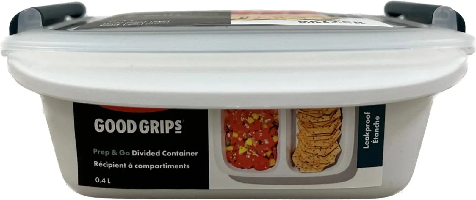 OXO Good Grips 0.5L: Praktische Trennung für frische Snacks.