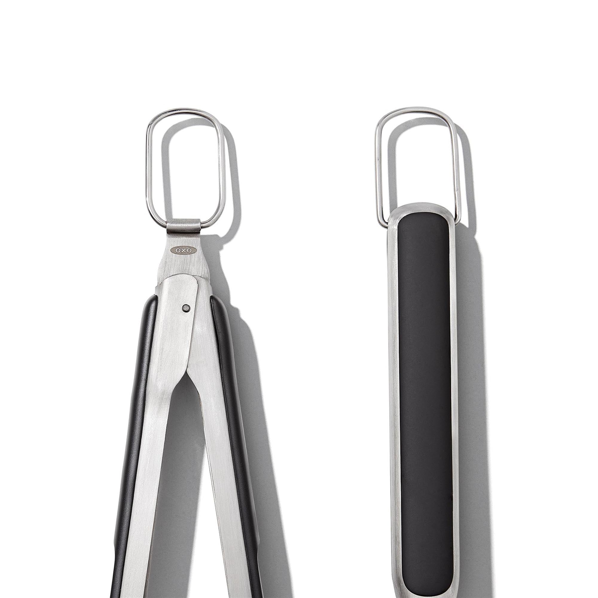 OXO Grillzange und Wender: Robuste, ergonomische Grillutensilien für müheloses Wenden und Grillen. Ideal für jedes BBQ!