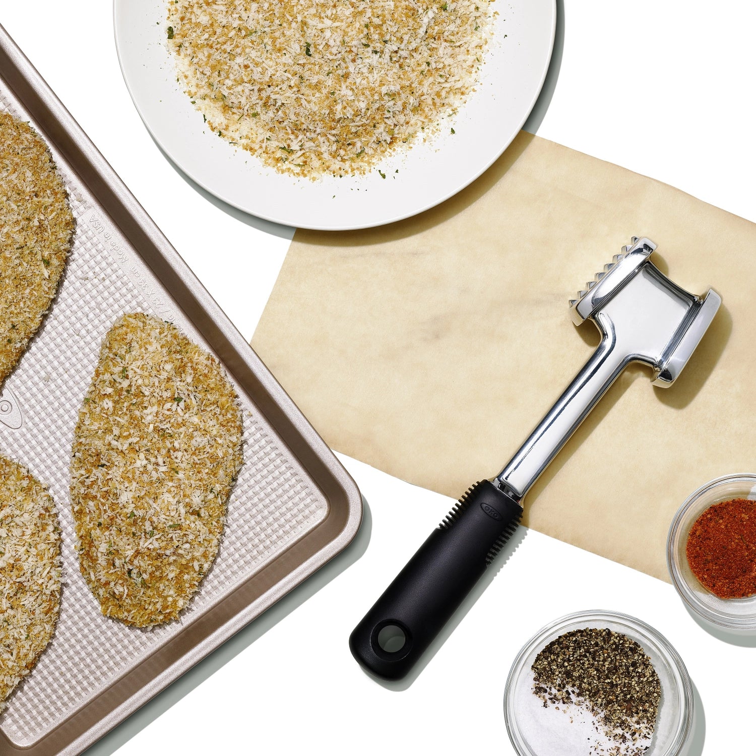 Good Grips meat mallet, 25x5.5cm