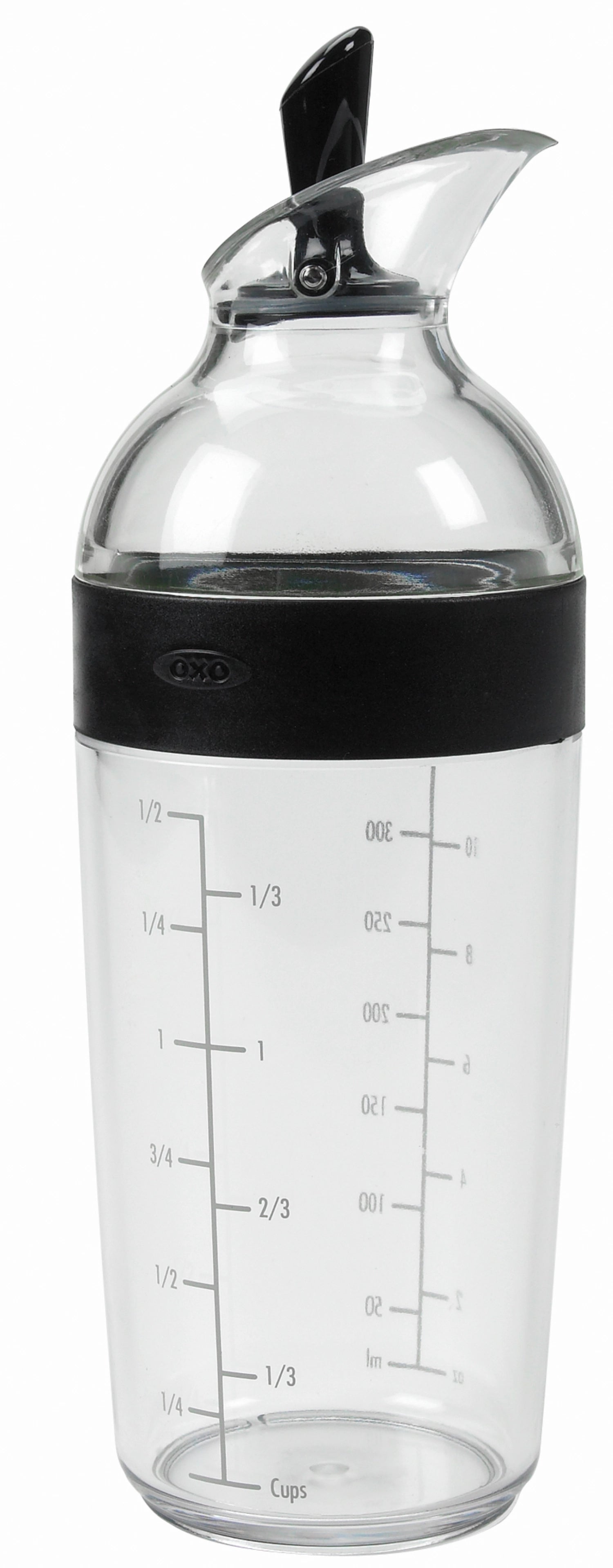 Salad dressing shaker large 350ml, black