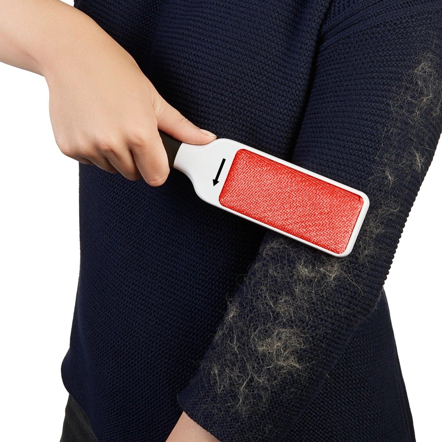 Brush di rimozione di lanugine per abiti, arancione bianco