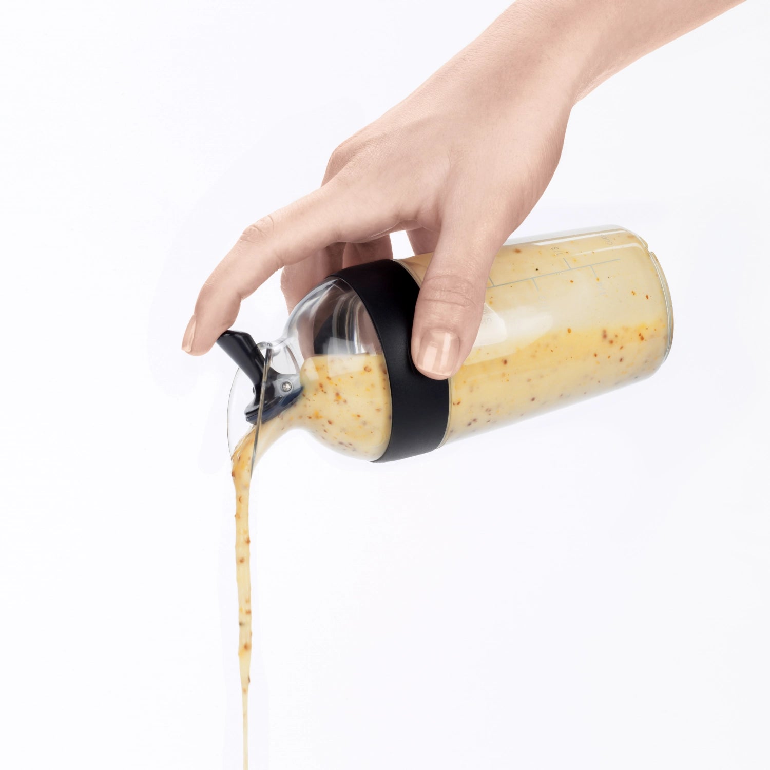 Salad dressing shaker small 240ml, black