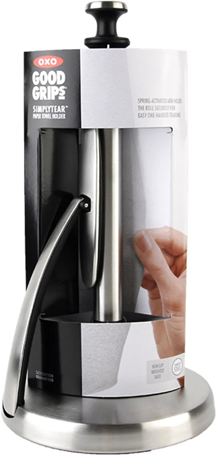 OXO GG: Innovativer Papierrollenhalter mit modernem Design.