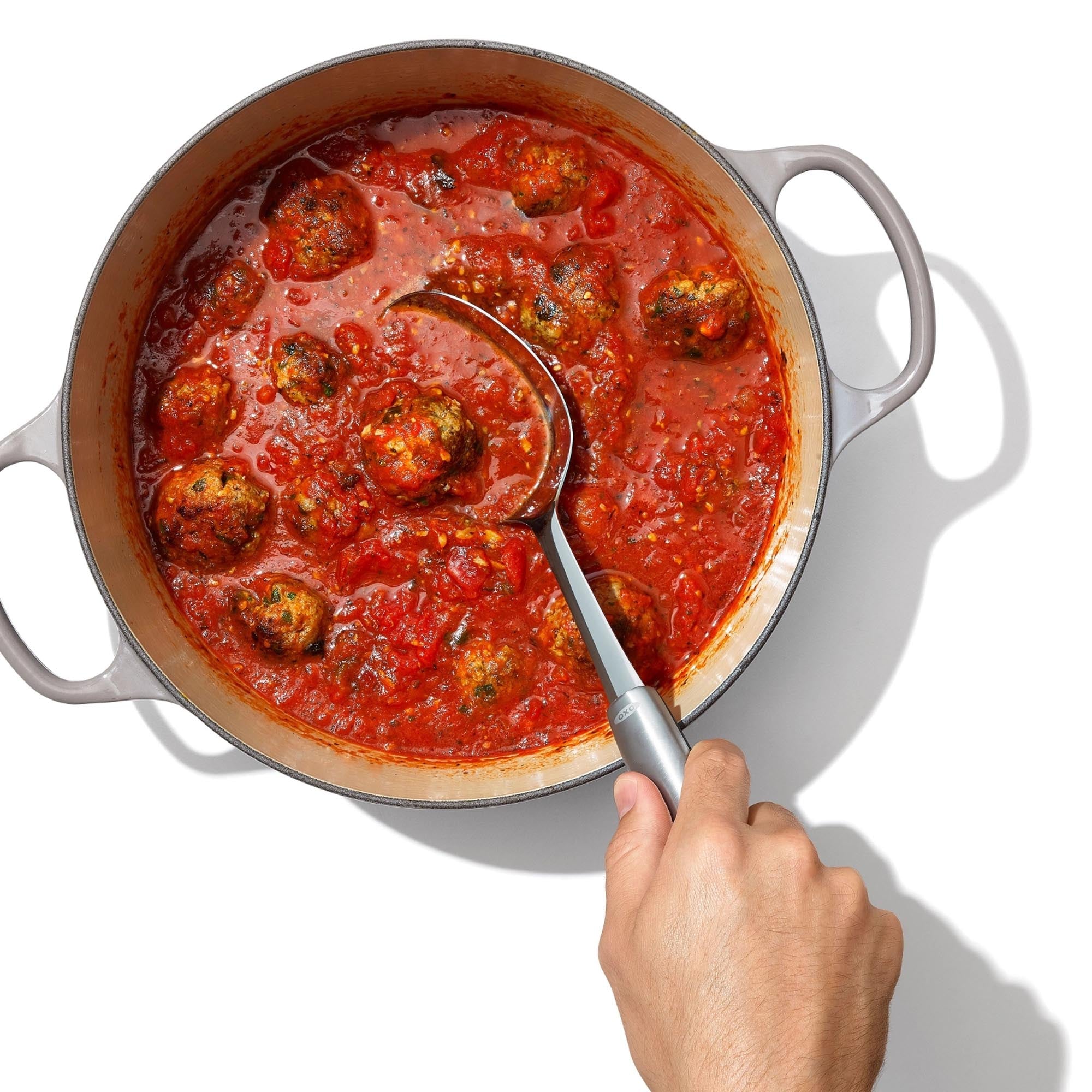 OXO GG STL Löffel 30cm: Ideal für komfortables und präzises Kochen.