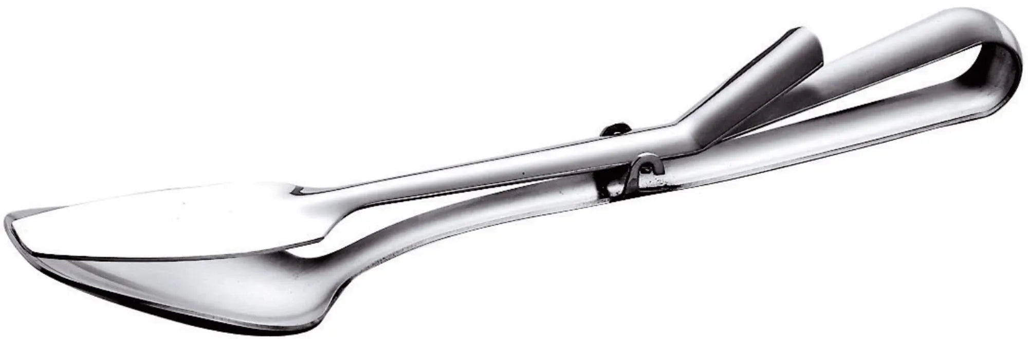 Elegante 24cm Servierzange von Piazza: Edelstahl, ergonomisch, ideal für Salate & Pasta. Langlebig, spülmaschinenfest, stilvoll.