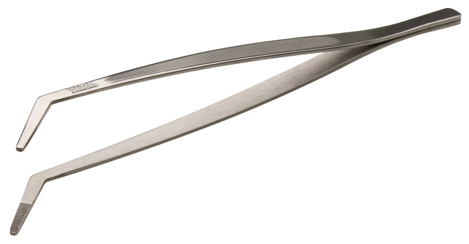 Küchenpinzette abgewinkelt 23.5cm