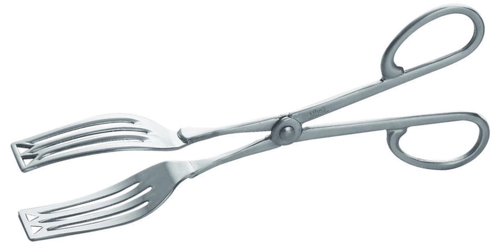Patisseriezange in Silber präsentiert im Onlineshop von KAQTU Design AG. Zange ist von Piazza