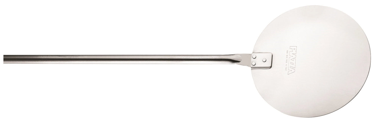 Pizza peel round D18cm made entirely of stainless steel L total 168cm