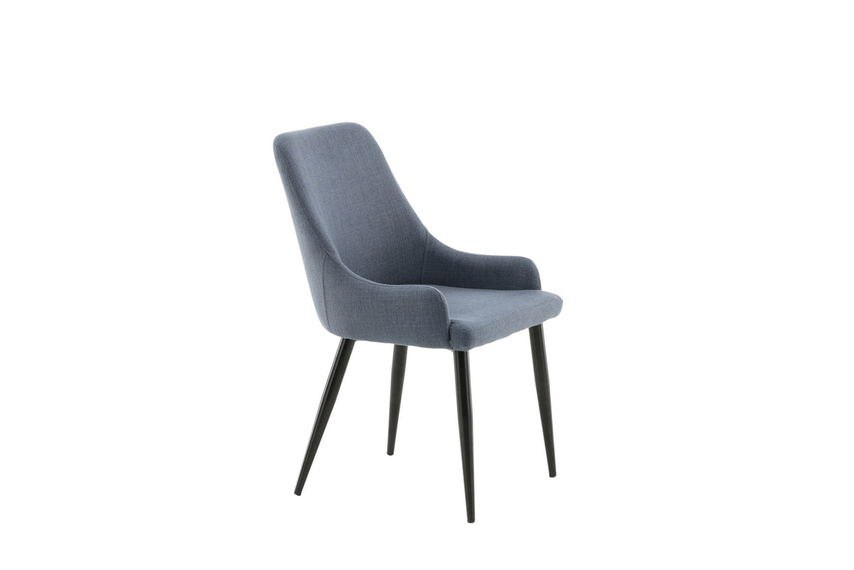 Plaza Stuhl in Blau / Schwarz präsentiert im Onlineshop von KAQTU Design AG. Stuhl ist von Venture Home