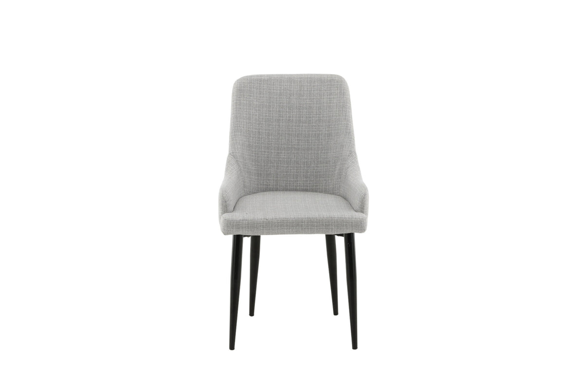 Plaza Stuhl in Hellgrau / Schwarz präsentiert im Onlineshop von KAQTU Design AG. Stuhl ist von Venture Home