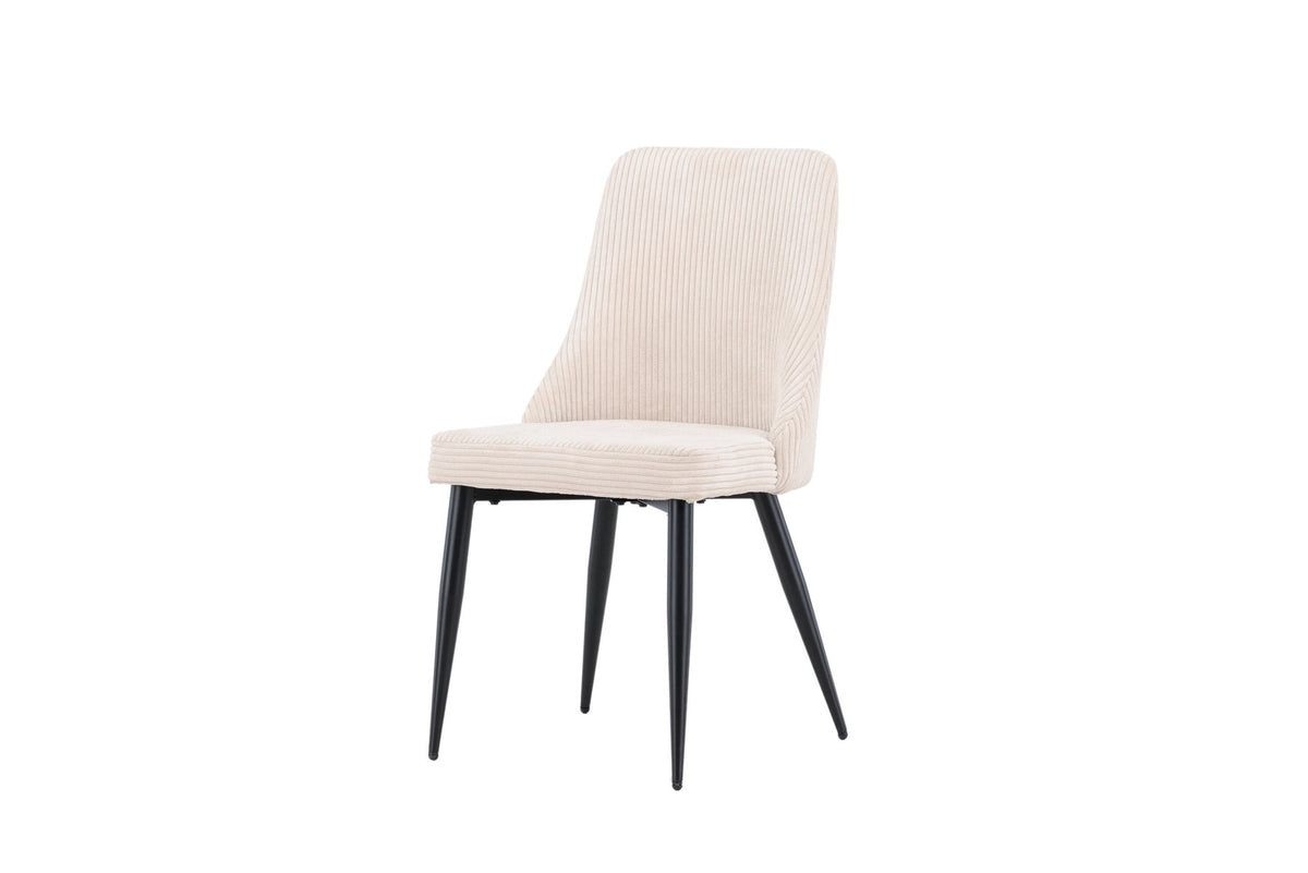 Leone Esszimmerstuhl in Beige präsentiert im Onlineshop von KAQTU Design AG. Stuhl ist von Venture Home
