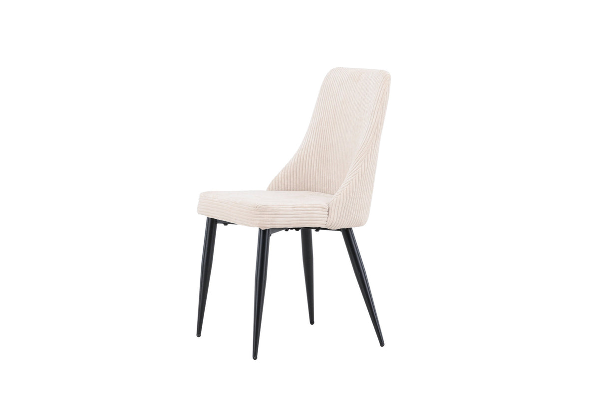 Leone Esszimmerstuhl in Beige präsentiert im Onlineshop von KAQTU Design AG. Stuhl ist von Venture Home