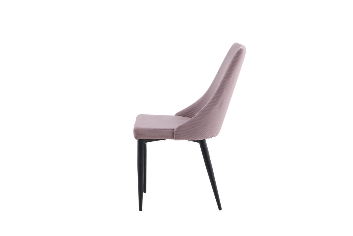 Leone Stuhl in Altrosa präsentiert im Onlineshop von KAQTU Design AG. Stuhl ist von Venture Home