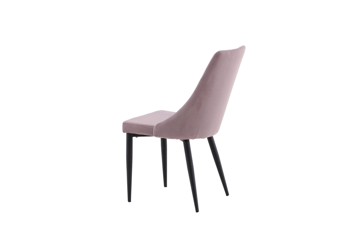 Leone Stuhl in Altrosa präsentiert im Onlineshop von KAQTU Design AG. Stuhl ist von Venture Home