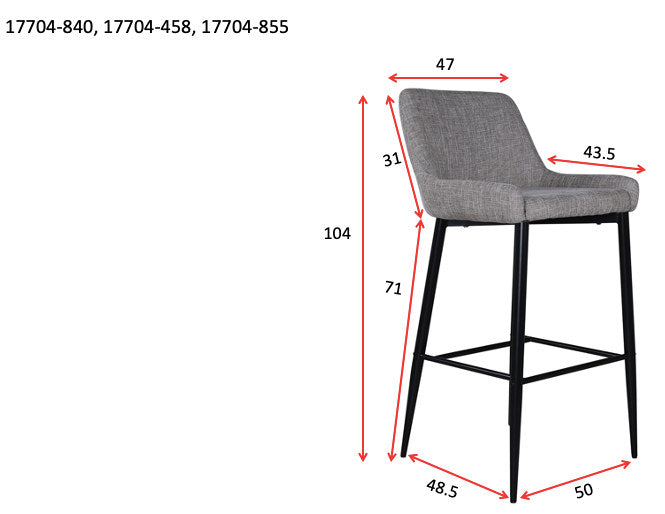Plaza Barstuhl in Beige präsentiert im Onlineshop von KAQTU Design AG. Barstuhl ist von Venture Home