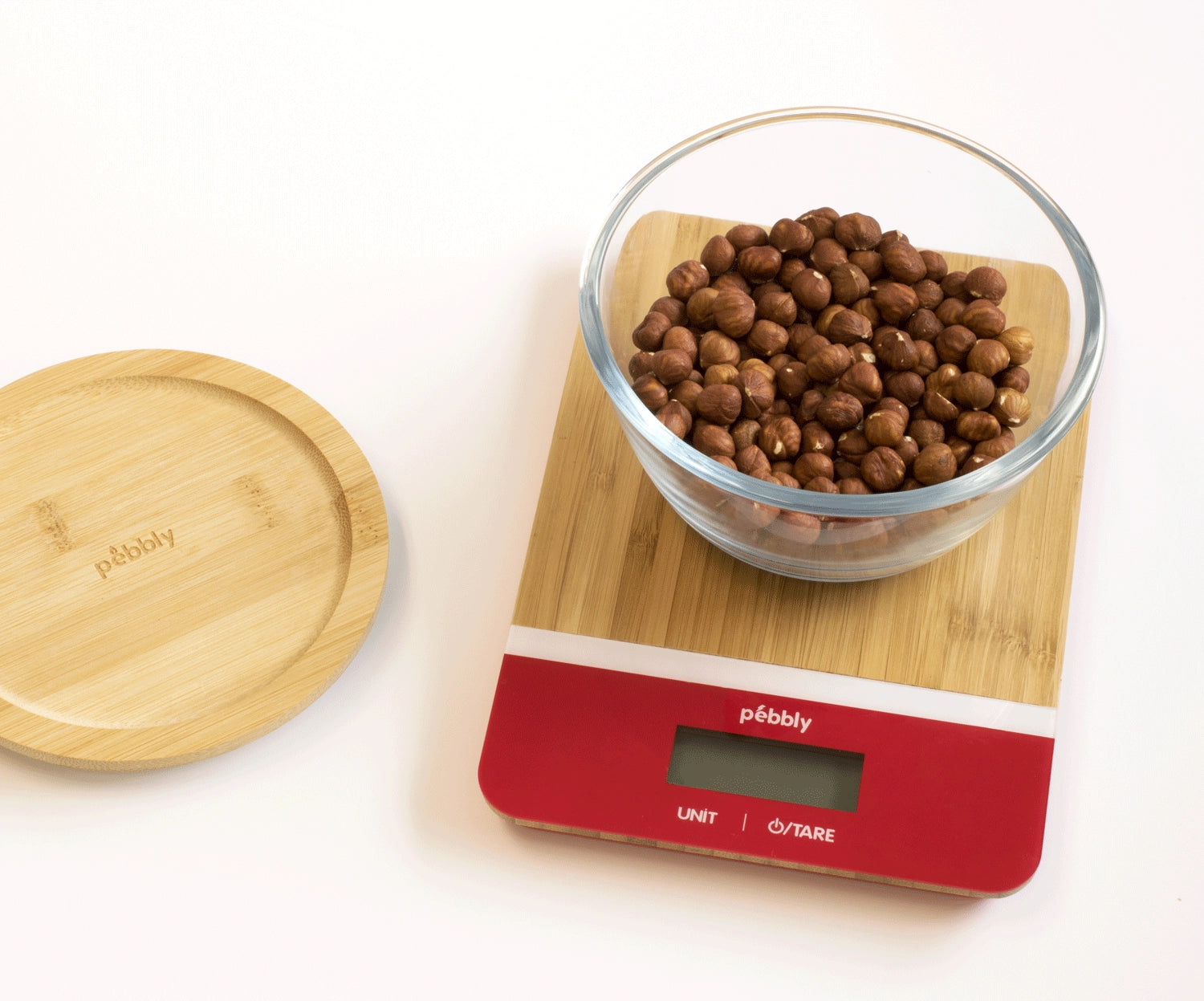 Pebbly Vorratsglas mit Bambusd., 0.77l, D15x H9cm rund