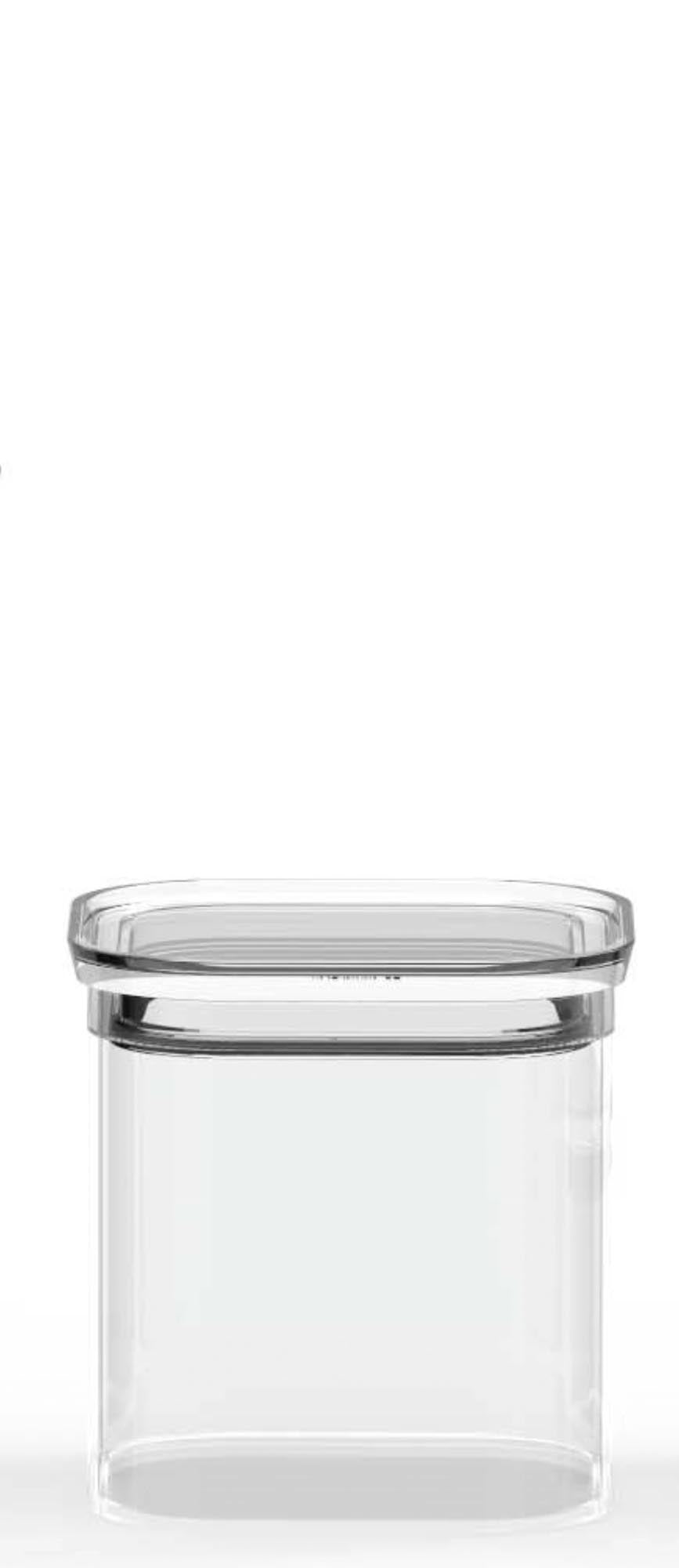 Stilvolles Pebbly Vorratsglas 0.8l für frische Lebensmittelaufbewahrung.