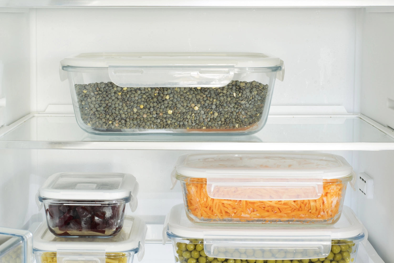 <tc>Pebbly</tc> Glass storage jar with valve, rectangular 2.25lt