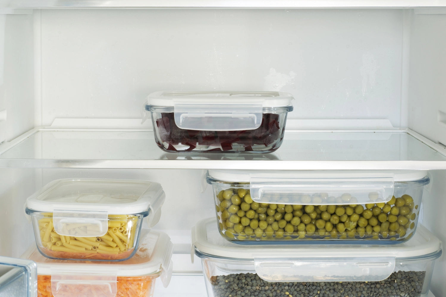 Pebbly Barattolo di vetro con valvola, rettangolare 40cl