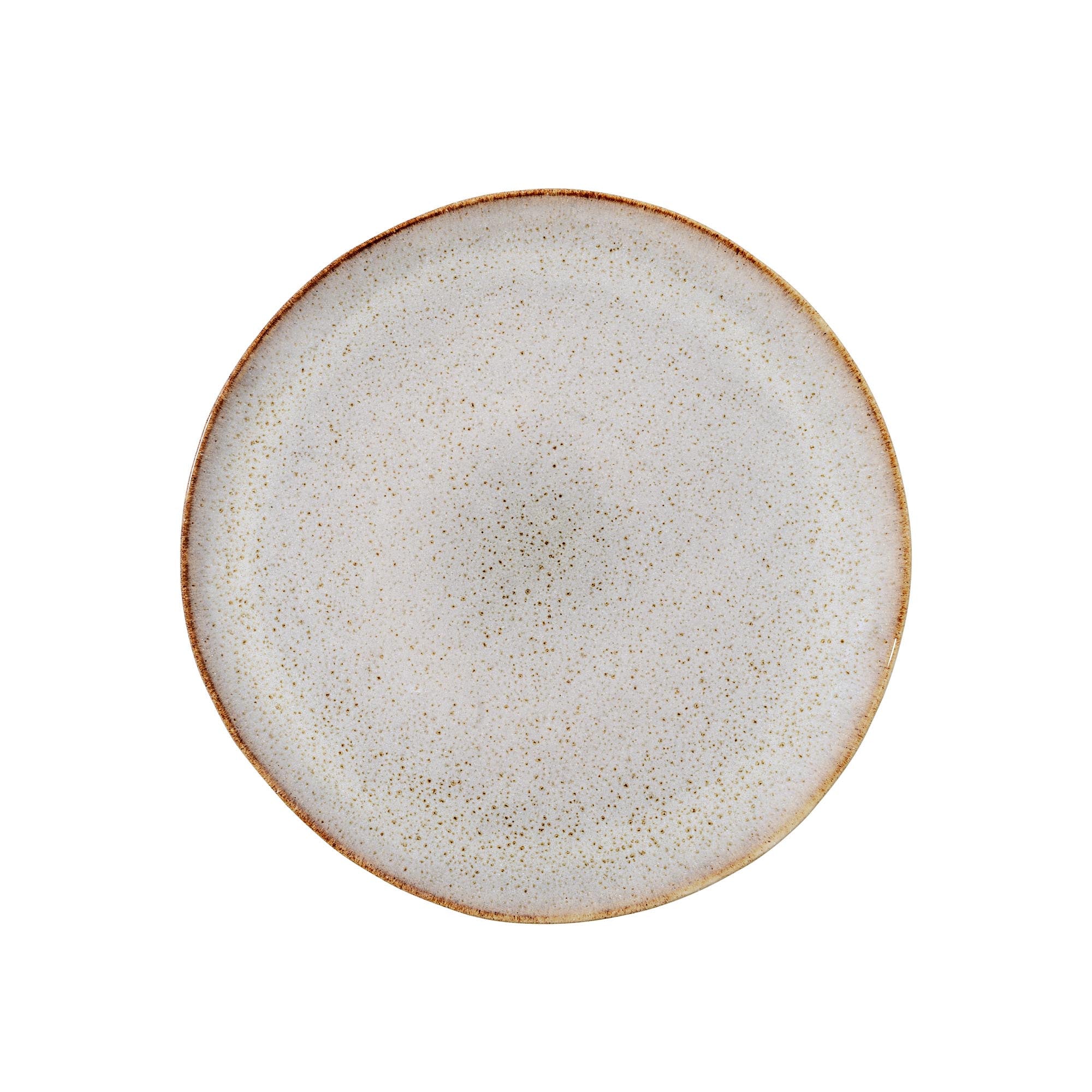 Sandrine plate, gray, stoneware