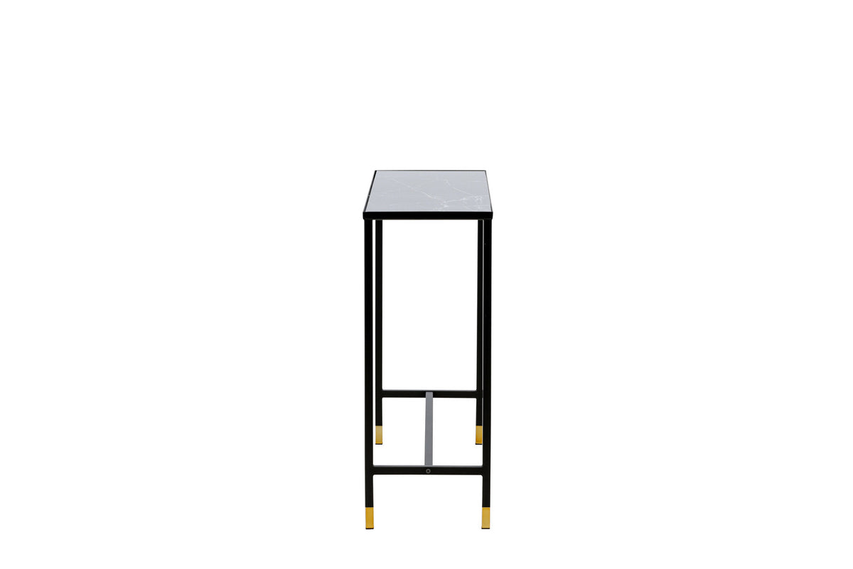 Dipp Beistelltisch in Schwarz/Gold präsentiert im Onlineshop von KAQTU Design AG. Beistelltisch ist von Venture Home