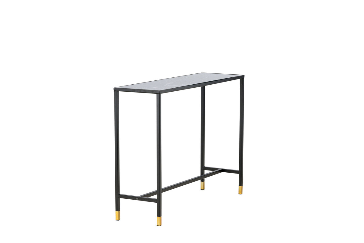 Dipp Beistelltisch in Schwarz/Gold präsentiert im Onlineshop von KAQTU Design AG. Beistelltisch ist von Venture Home