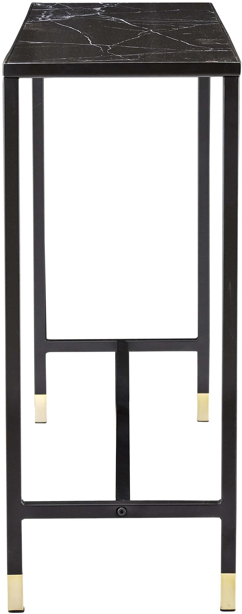 Dipp Beistelltisch in Schwarz/Gold präsentiert im Onlineshop von KAQTU Design AG. Beistelltisch ist von Venture Home